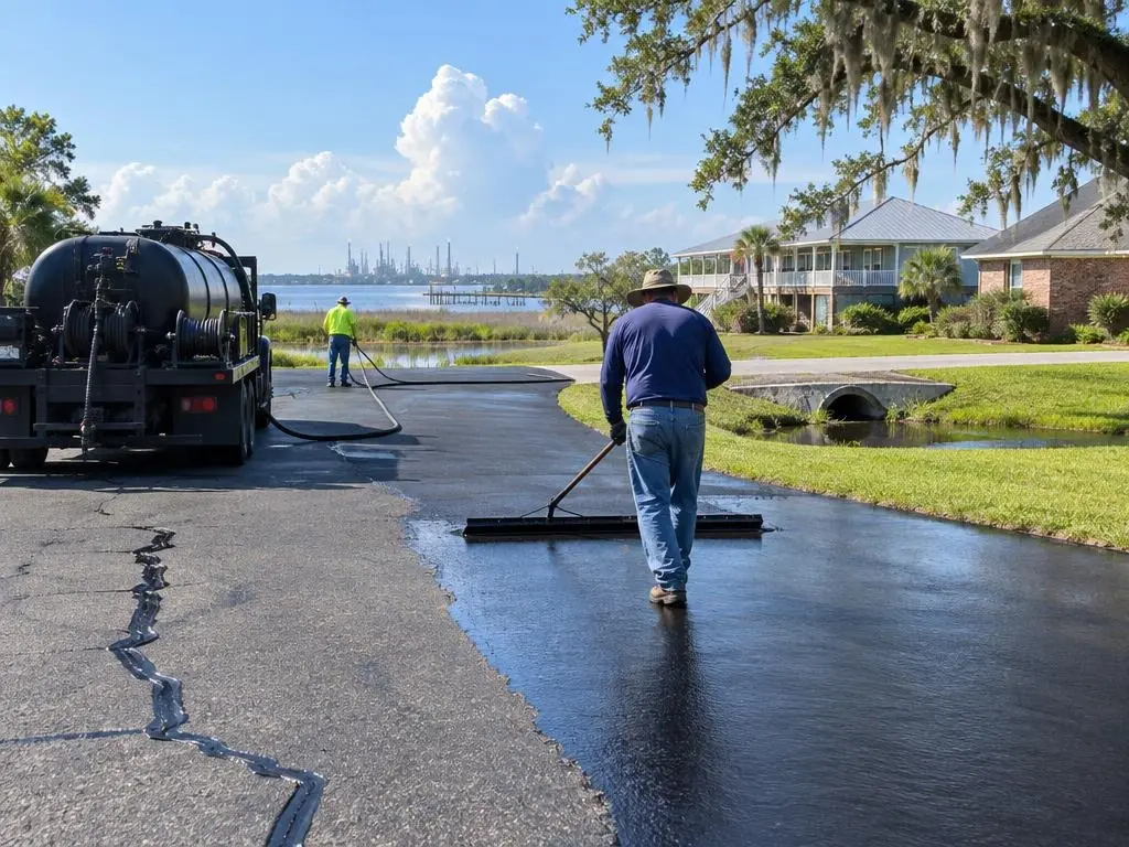 Sealcoating & Crack Filling in Lake Charles, LA